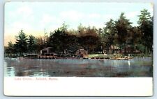 Postcard Lake Grove, Auburn ME Maine unused A108 picture