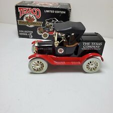 ERTL Texaco 1918 Ford Runabout Truck TX Company Diecast Bank 1988 Original Box picture