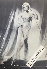 Marlene Dietrich tour program - Israeli tour 1960 with Burt Bacharach NM picture