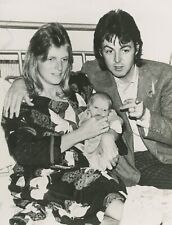 English Singer Paul And Linda  McCartney  Family  A2085 A20 Original  Photo picture