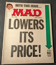Dec 1975 Mad Magazine #179 Mad Lowers its Price - Comic Satire Funny picture