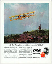 1946 Benton Clark art Kitty Hawk 1903 SKF Ball and Roller retro print ad adl79 picture