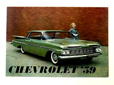 1959 Chevrolet Sales Brochure Impala Bel Air Biscayne Artwork Poster Vintage picture