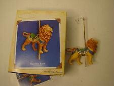 Hallmark Majestic Lion Carousel Ride Keepsake Ornament 1st in Series 2004 picture