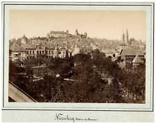 Germany, Nuremberg, Blick von der Rosenan Vintage print, albuminé print run  picture