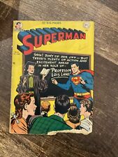 DC Comics 1950 SUPERMAN #64 GOLDEN AGE ISSUE 10 CENT COVER PRICE PRANKSTER picture