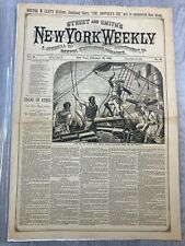Street and Smith's NEW YORK WEEKLY Vintage Newspaper February 20, 1886 No. 16 picture