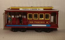 Vintage Metal Trolley Car Powell & Mason Sts San Francisco Municipal Railway 28 picture