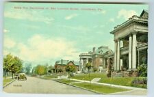 Uniontown PA Some Fine Residence on Ben Lomand Street 1912 picture