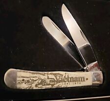 CASE XX 6254 SS TRAPPER VIETNAM Folding Pocket Knife ( SCARCE ) picture