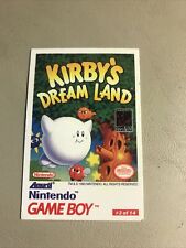 1993 Amurol Nintendo Game Boy Tip Card Kirby's Dream Land #3 NM picture