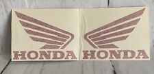 NOS Vintage Winged Honda Motorcycle MX Motocross Decal Sticker CR picture