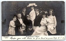 RPPC Rotograph 1903 Theodore Teddy Roosevelt Family Portrait Pach Bros Postcard picture