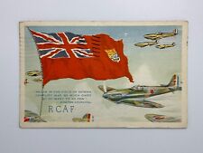 Postcard Royal Canadian Air Force featuring Spitfire Airplanes, 1940s, A-1 picture
