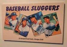 2006 Sealed Baseball Sluggers USPS 20 Stamped Postal Cards 4 Designs Postcards picture