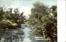 Housatonic River facing West Pittsfield Massachusetts MA Leighton Publ UDB c1905 picture