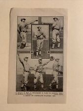 Cleveland Naps Bill Bradley Ted Easterly Heinie Berger 1909 Baseball 4X6 Picture picture
