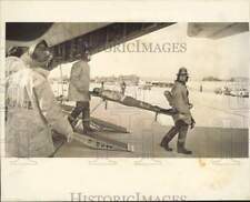 1973 Press Photo Crew during practice run at Charlotte's Douglas Airport, NC picture