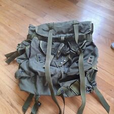 Vintage Combat Field Pack Backpack large LC-1 nylon Alice Pack Green Fastex Army picture