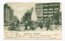 Detroit MI Postcard Michigan Capital Square c1905 picture