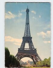 Postcard The Eiffel Tower seen from the Champs de Mars Paris France picture