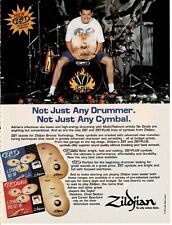 ZILDJIAN Cymbals - Adrian Young of NO DOUBT - 1997 Print Advertisement picture