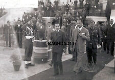 Iraq. Reprinted photo of King Faisal II with his uncle Abdulilah, 1950s.  O2 picture
