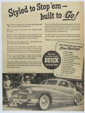 Vintage 1947 Buick ROADMASTER Car Newspaper Print Ad picture