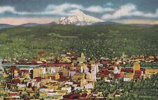 Portland Oregon OR Mt. Hood Bird's Eye View Postcard A19 picture
