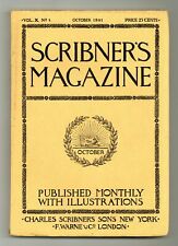 Scribner's Magazine Oct 1891 Vol. 10 #4 VG 4.0 picture