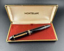 Montblanc Meisterstück No. 149 Fountain Pen 18C/18K EF Tri-Color Nib Serviced picture