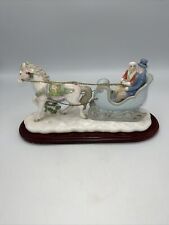 Avon Fine Collectibles Ceramic Sleigh Ride Moments & Memories Christmas Figurine picture