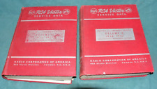 Pair Of RCA Radio Phonograph TV Service Manuals 1923-1937 & 1938-1942 picture