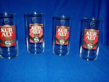 Set of 4 KUR ALT Sanwald German Beer Glasses KURALT Veba-glas  0.3L Tumblers picture