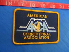 United States American Correctional Association Vintage Cloth Patch 4