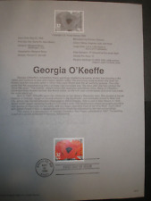 USPS Souvenir Page for .32 Scott 3069 Georgia O'Keeffe Stamp. picture