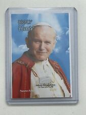 Saint Pope John Paul II hair strand Holy relic Card Catholic Church Famous DNA picture