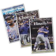 2023 Rangers Commemorative Newspaper Editions - The Dallas Morning News picture