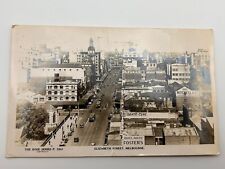 Vintage postcard Melbourne Australia Elizabeth Street postage stamp picture