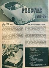 1958 Road Test Porsche 1600-SS illustrated picture