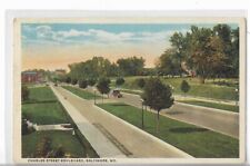 VTG Postcard - 1916 Charles Street Boulevard - Baltimore, Maryland MD picture