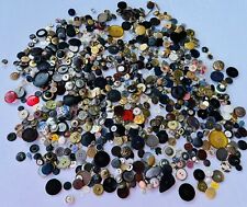 Buttons Lot 2.5 Lb Various Colors Sizes Shapes Textures Military Sewing Fashion picture