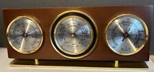 Vintage GWC Jason Barometer Thermometer Hygrometer Wood Made in Japan picture