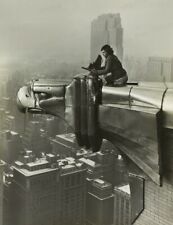 8x10 Print Margaret Bourke-White atop the Chrysler Building New York 1930 #MBA picture