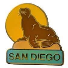 Vintage San Diego California Sea Lion Travel Souvenir Pin picture