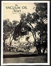 Vacuum Oil News Mobiloil Mobil Oil Gargoyle August 1929 16pp. Scarce VGC picture
