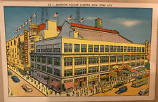 NYC's Madison Square Garden-Its 3rd From 1925-1968.  A Terrific Card in VG Cond picture