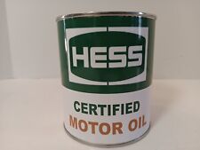Vintage HESS Motor Oil Can 1 qt. -  ( Repo Collectible ) picture