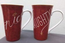 Naughty & Nice Large Coffee Cups By 222 Fifth picture