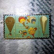 Vintage 1983 US Postal Service 20 Cents Stamp Hot Air Balloon Plate  picture